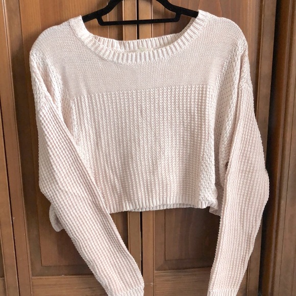 Urban Outfitters Light Pink Cable Knit Sweater - Picture 3 of 3